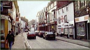 A View of Broad St in modern-day Builth Wells